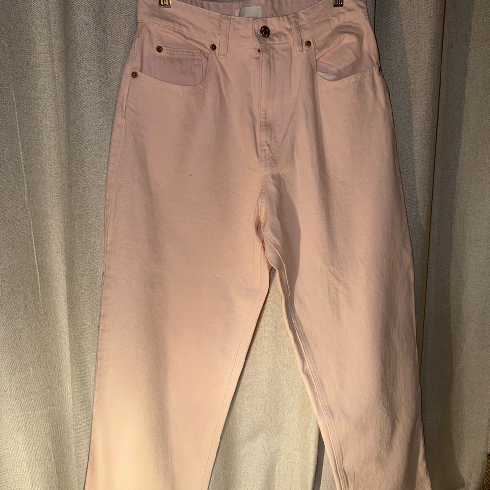 H&M Pink Straight Leg Jeans